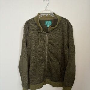AB Men's zip front sweater